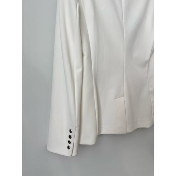 Veronica Beard Iconic Scuba Dickey Jacket Blazer White Size 8 - Picture 11 of 16